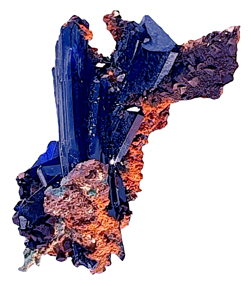 Formule : Cu₃(CO₃)₂(OH)₂